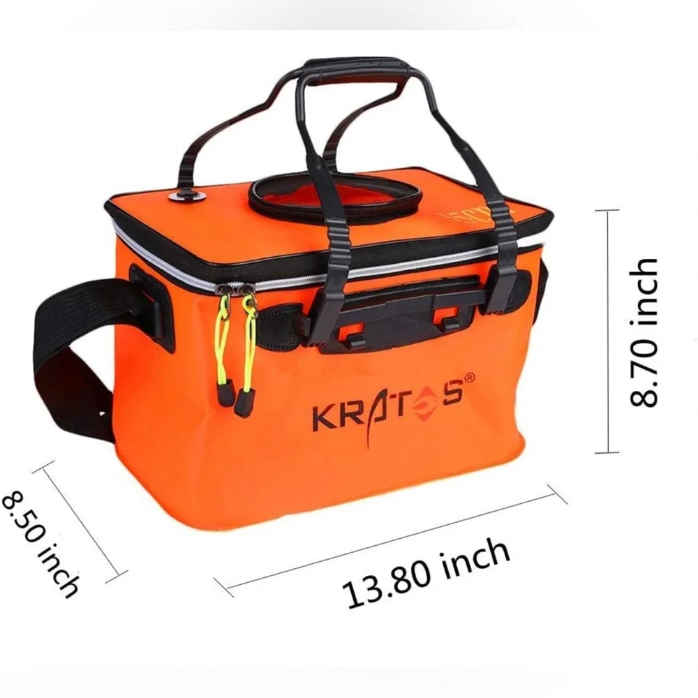 Daxin Portable Fishing Bag, EVA Fishing Water Bucket